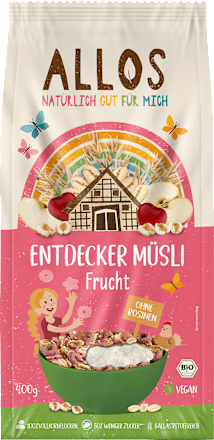 Müsli, Entdecker Frucht, 400 g ALLOS