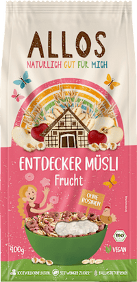 Müsli, Entdecker Frucht, 400 g ALLOS