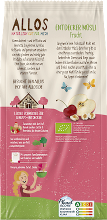 Müsli, Entdecker Frucht, 400 g ALLOS