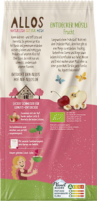 Müsli, Entdecker Frucht, 400 g ALLOS