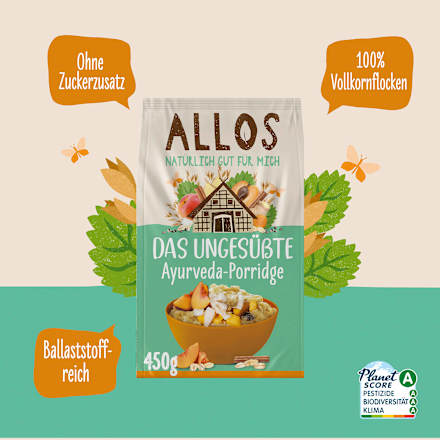 Pap, ongezoet Ayurveda, 450 g