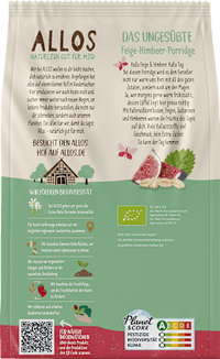 Pap, vijg en framboos, 500 g