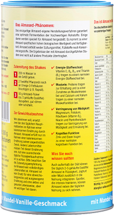 Diät Shake, Mandel & Vanille, 500 g
