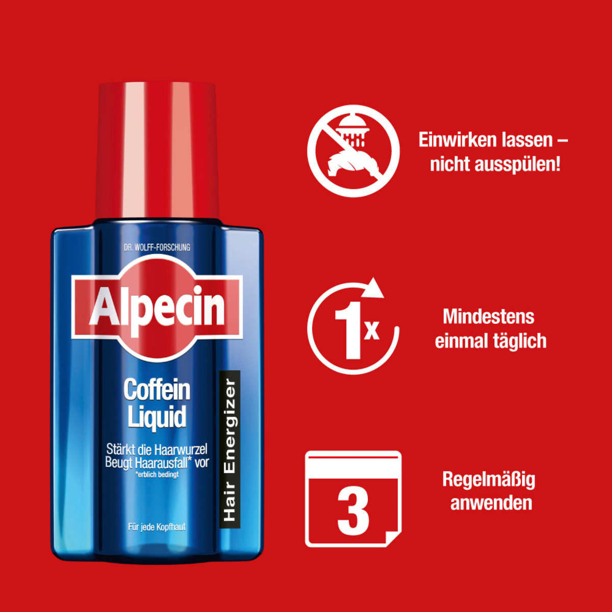 Alpecin Haarwasser Coffein Liquid, 200 ml