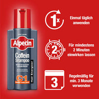 Shampoo Coffein C1, 250 ml