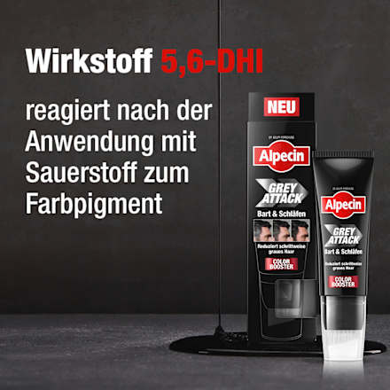 Shampoo Grey Attack Baard & Tempel Kleurversterker, 50 ml