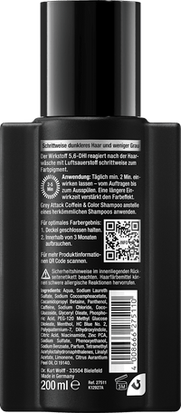 Alpecin Shampoo Grey Attack Coffein & Color, 200 ml