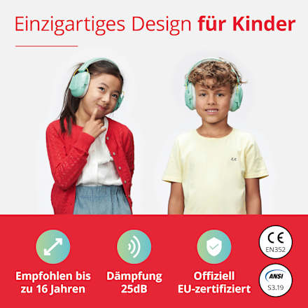 Gehörschutz Kinder Muffy mint, 1 St
