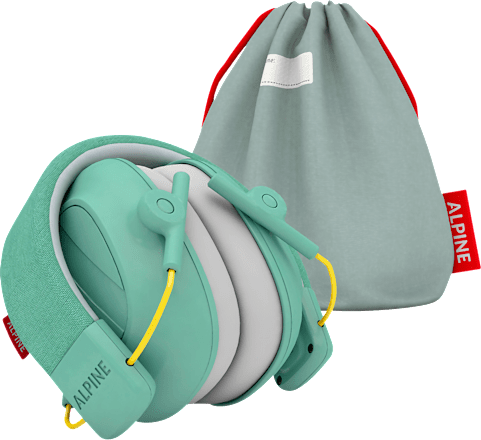 Gehoorbescherming voor kinderen Muffy mint, 1 stuk