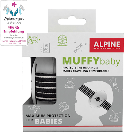 Gehörschutz Muffy Baby schwarz, 1 St