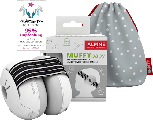 Gehörschutz Muffy Baby schwarz, 1 St