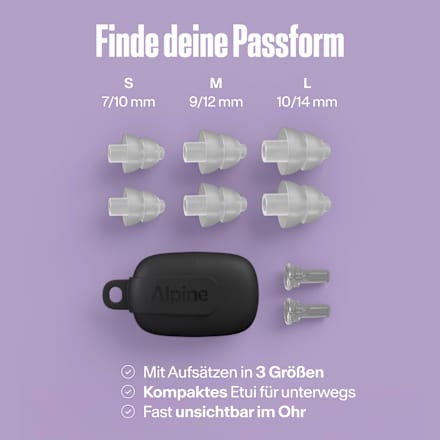Ohrstöpsel Party Plug 3 Größen (3 Paar), 6 St