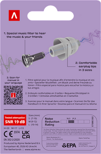 Ohrstöpsel Party Plug 3 Größen (3 Paar), 6 St