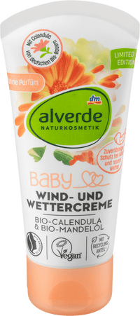 alverde BABY Baby Wind- und Wettercreme, 50 ml