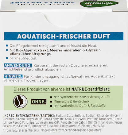 Festes Duschgel Sports Nature 3in1, 60 g