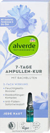 7 Tage Ampullenkur Jede Haut, 7 ml alverde NATURKOSMETIK
