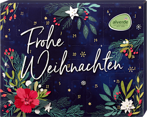 alverde NATURKOSMETIK Adventskalender 2026 Frohe Weihnachten, 1 St