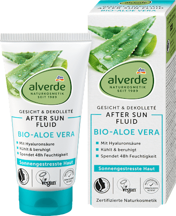 After Sun Fluid Gesicht mit Aloe Vera, 50 ml
