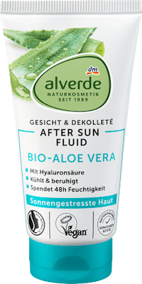 After Sun Fluid Gesicht mit Aloe Vera, 50 ml