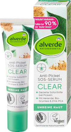 Anti-puistjes SOS Serum Helende Klei &amp; Groene Thee, 15 ml