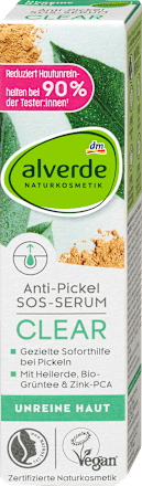 Anti-puistjes SOS Serum Helende Klei &amp; Groene Thee, 15 ml