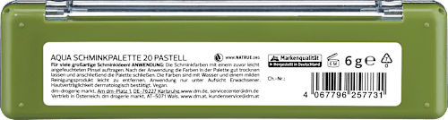 Aqua Schminkpalette 20 Pastell, 6 g