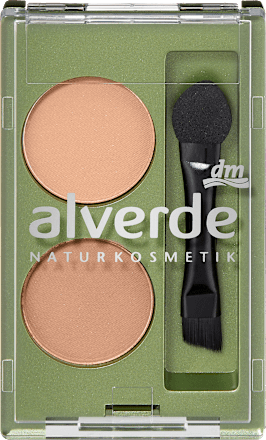 Augenbrauenpuder Duo 01 Light, 1,6 g alverde NATURKOSMETIK