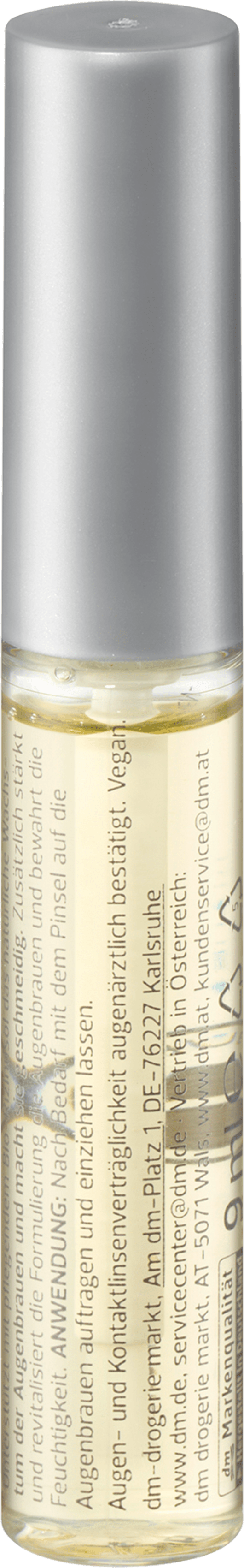 alverde NATURKOSMETIK Augenbrauenserum mit Rizinusöl, 9 ml