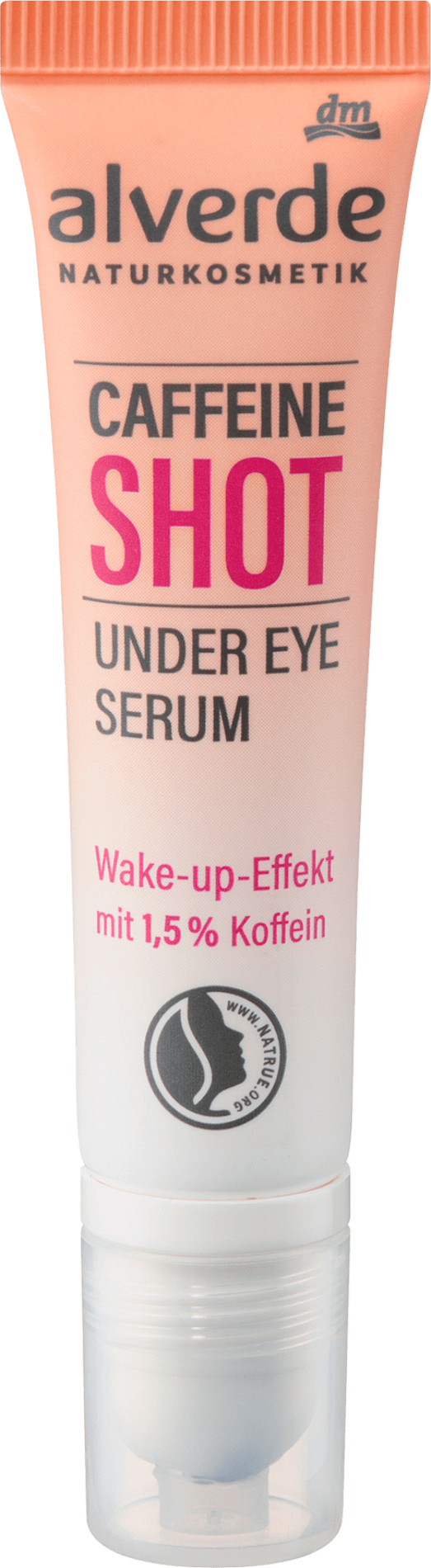 alverde NATURKOSMETIK Augenserum Under Eye Caffeine Shot, 15 ml