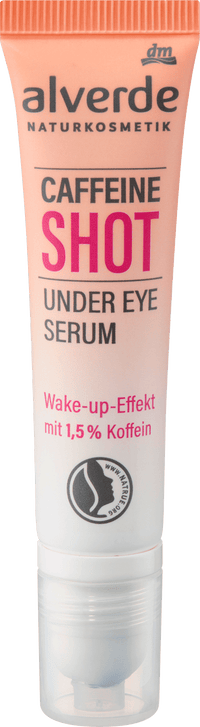 alverde NATURKOSMETIK Augenserum Under Eye Caffeine Shot, 15 ml