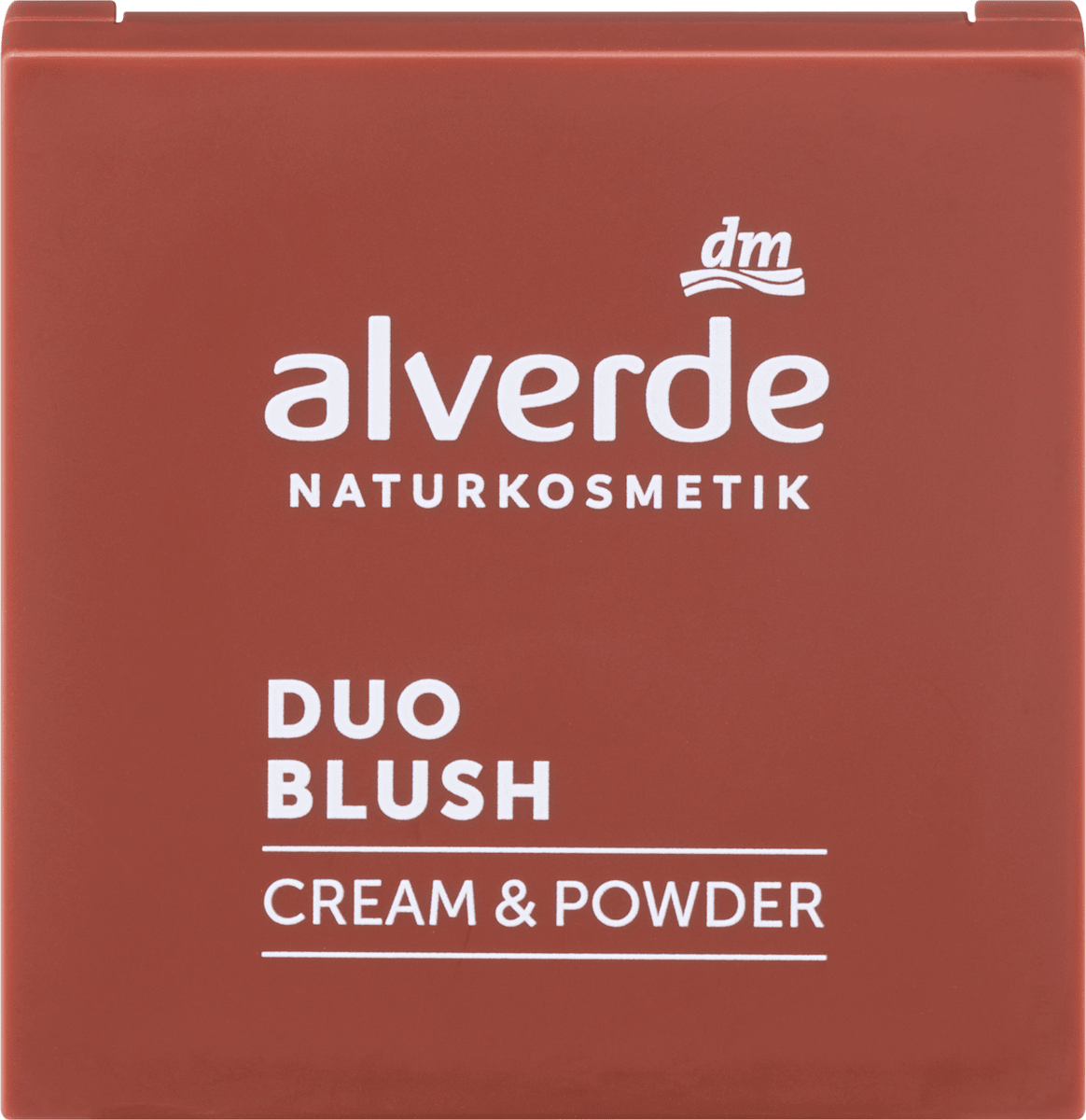 alverde NATURKOSMETIK Blush Palette Duo Cream & Powder 20 Pretty Terra, 2 g
