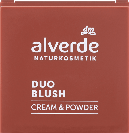 alverde NATURKOSMETIK Blush Palette Duo Cream & Powder 20 Pretty Terra, 2 g