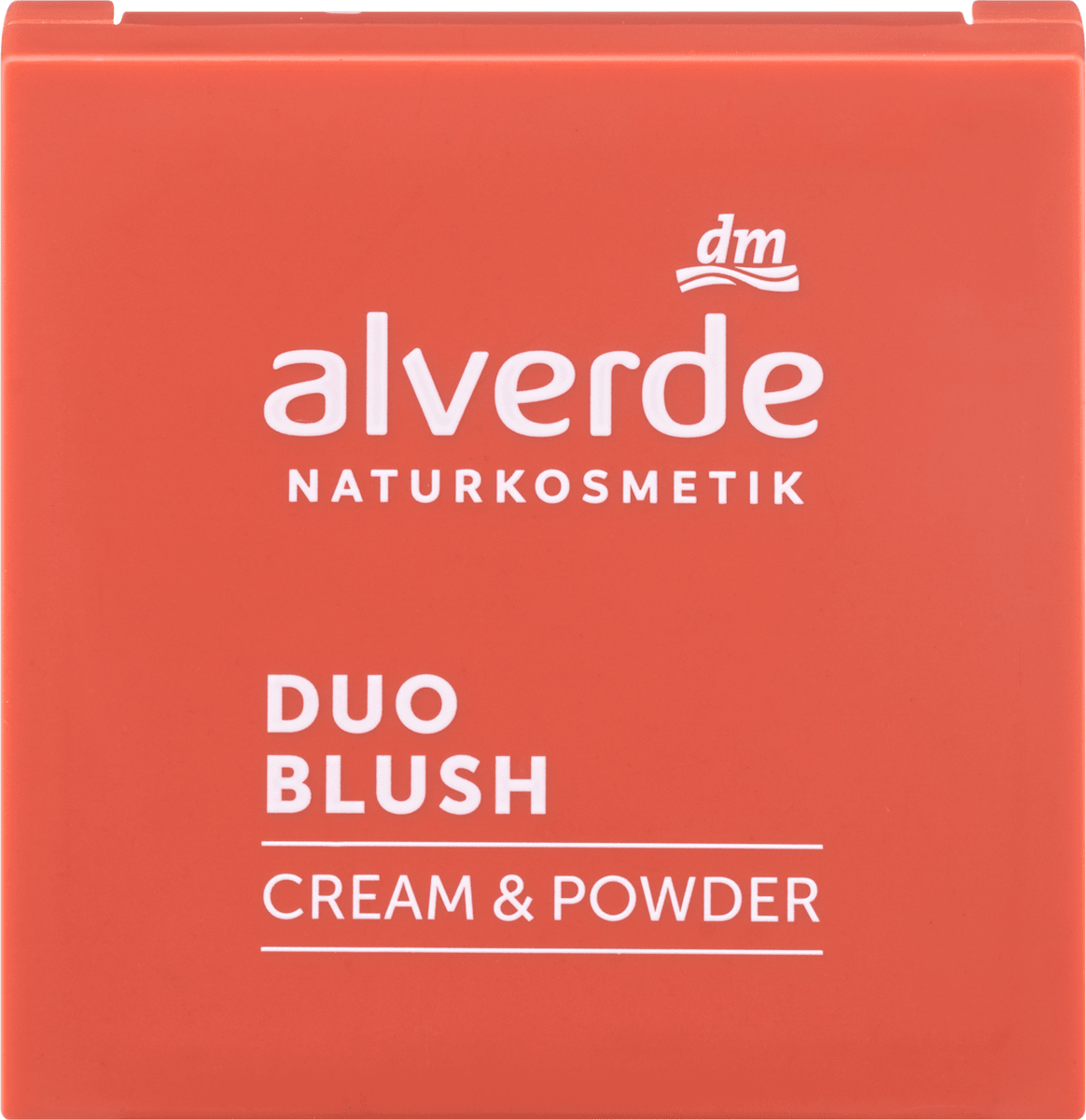 alverde NATURKOSMETIK Blush Palette Duo Cream & Powder 30 Coral Cloud, 2 g
