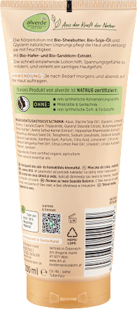 Bodylotion Sanddorn Hafer, 200 ml