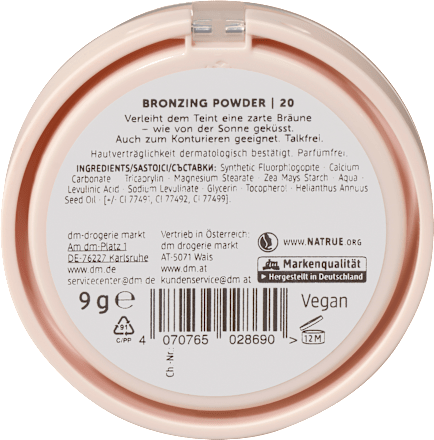Bronzing Puder, Matte Finish 02, 9 g