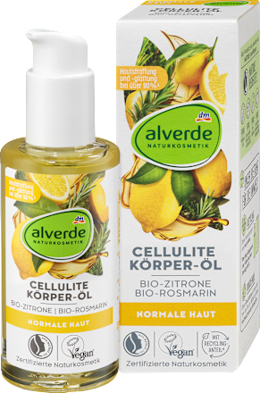 Celluliteöl Zitrone Rosmarin, 100 ml alverde NATURKOSMETIK