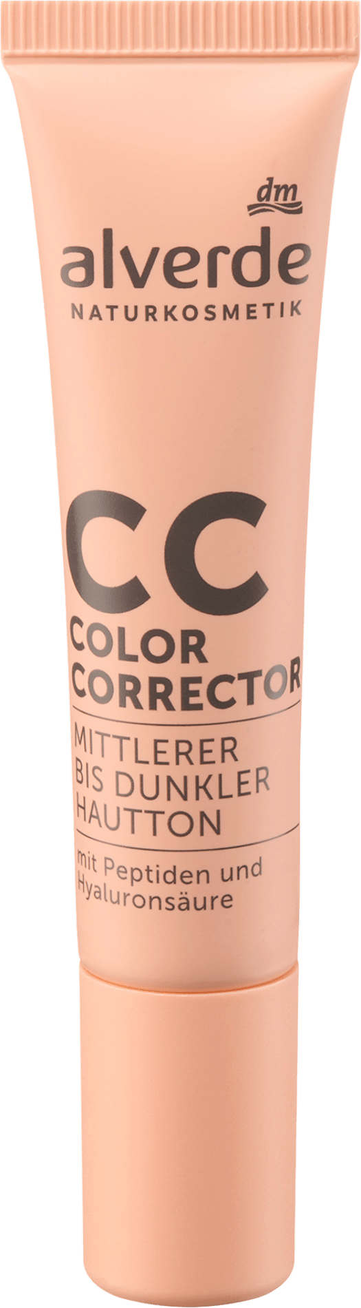 alverde COSMÉTIQUES NATURELS Concealer CC Color Corrector Teint moyen à foncé, 15 ml