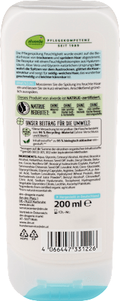 Conditioner Feuchtigkeit Aloe Vera & Hyaluron, 200 ml