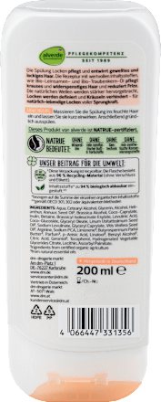 Conditioner Krullen Lijnzaad, Druif, 200 ml