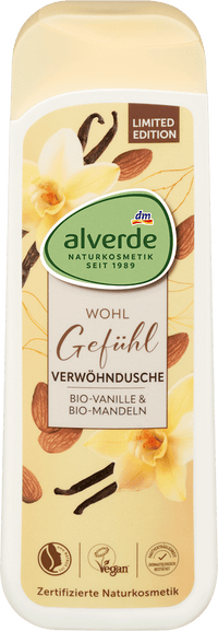 alverde NATURKOSMETIK Duschgel WOHL Gefühl, 250 ml