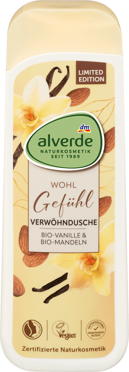 alverde NATURKOSMETIK Duschgel WOHL Gefühl, 250 ml