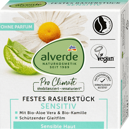 Festes Rasierstück Aloe Vera & Kamille, 50 g