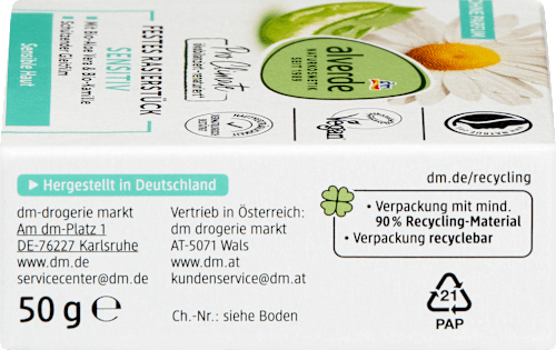Festes Rasierstück Aloe Vera & Kamille, 50 g