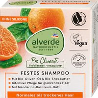 Festes Shampoo Mandarine-Basilikum Duft, 60 g