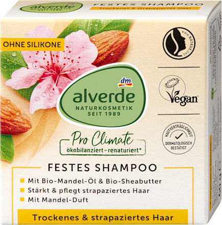 Festes Shampoo Mandel-Öl & Sheabutter, 60 g