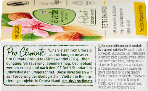 Festes Shampoo Mandel-Öl & Sheabutter, 60 g