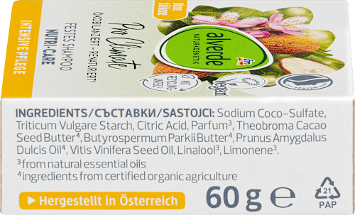 Alverde Vaste Shampoo Nutri Care 60 g