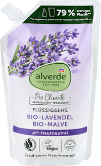 Flüssigseife Lavendel, Malve Nachfüllpack, 500 ml