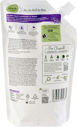 Flüssigseife Lavendel, Malve Nachfüllpack, 500 ml