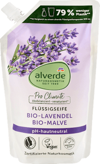 Flüssigseife Lavendel, Malve Nachfüllpack, 500 ml